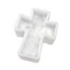 Food Grade Silicone Rose Crosses Candle Making Mould For Crafting Decorative Scented Candle