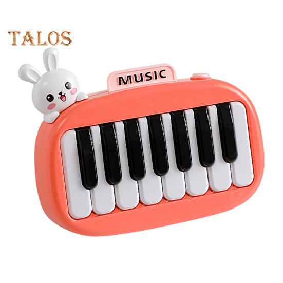 15 kláves kapesní piano mini elektronické piano s podsvícenými klávesami pro děti přenosný hudební nástroj hračka pro ranou dětskou výchovu