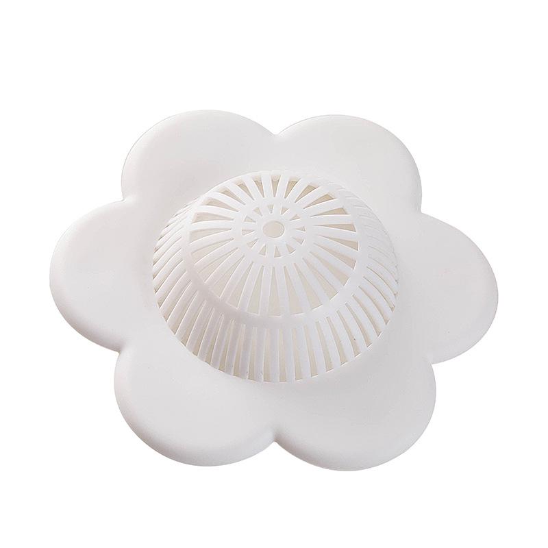 

New Flower Design Kitchen Sink Drain Strainer Anti Block Filter Mesh for Dishwashing Bathroom Sink слоновая кость