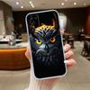 Cartoon Art Owl Phone Case for Motorola G14 G15 G24 G30 G31 G32 G34 G41 G42 G51 G52 G50 G60S G60 G62 G72 G71 G73 G84 G85 G200 E32