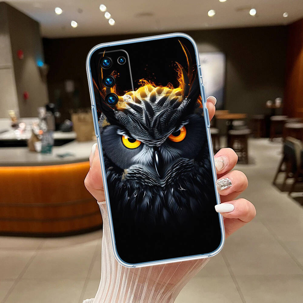 Cartoon Art Owl Phone Case for Motorola G14 G15 G24 G30 G31 G32 G34 G41 G42 G51 G52 G50 G60S G60 G62 G72 G71 G73 G84 G85 G200 E32