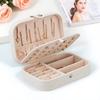 NEW PU Leather Jewelry Box Organizer Storage Display Box Earring Packaging Home Travel Gift