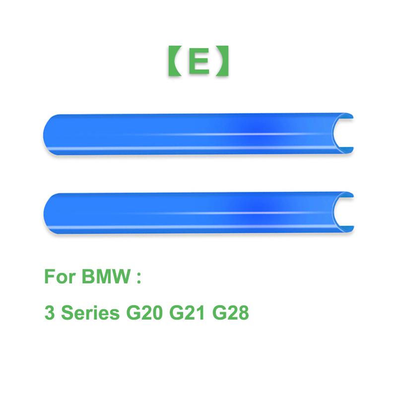 2 Peças Faixas de Acabamento da Grelha Dianteira Capa Adesivos de Moldura Para BMW F10 E60 F30 F32 F20 F22 F06 F02 F25 F26 G20 Série 1 2 3 4 5 6 7