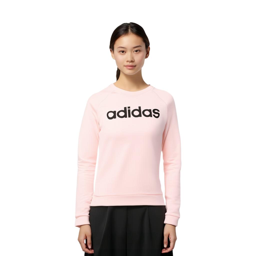Adidas Neo W Ce Adi Ft Swt Lifestyle Series American Style Pullover Rundhals Langarm Sweatshirt Damen Sweatshirt Rosa BP6709