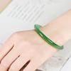 Elegant Exquisite Jingle Bangles Oriental Charm Simple Glass Bracelet Transparent Hand Ring  Gift