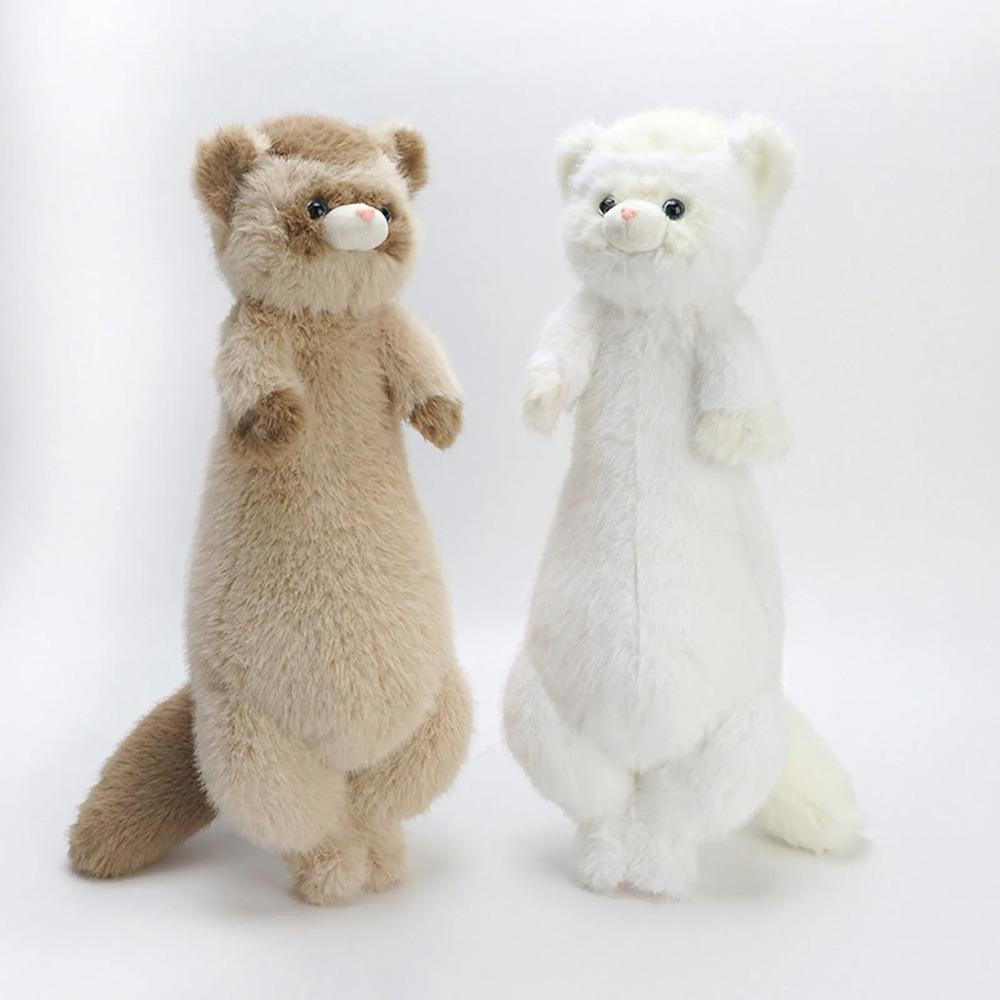 Shy Plush Ferrets Plush Toys Stuffed Animal Doll Pillow 20 '' Ferret Doll Throw Pillow Backrest For Bed Sleeping Plush Movie