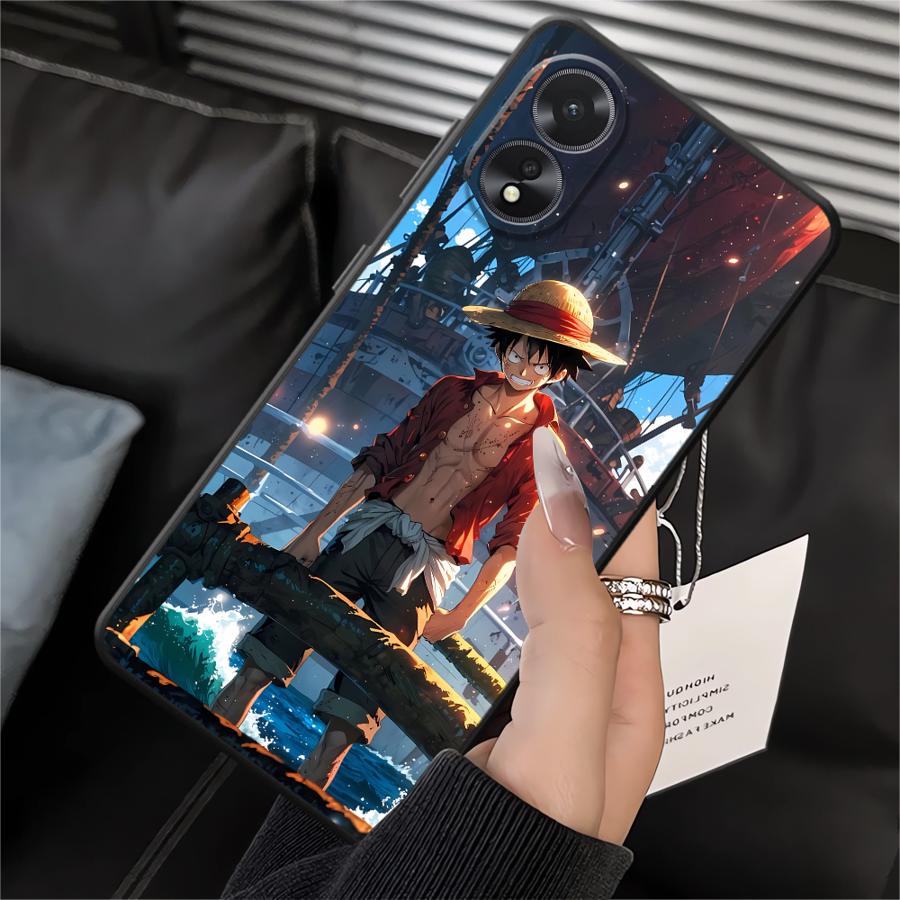 Ones Pieces Luffy Case for Oppo A53 A18 A31 A72 A11 A37 A9 A38 A12 A36 A52 A15 A32 A17 A32 A73 A16 A33 A71 A54 Phone Cover