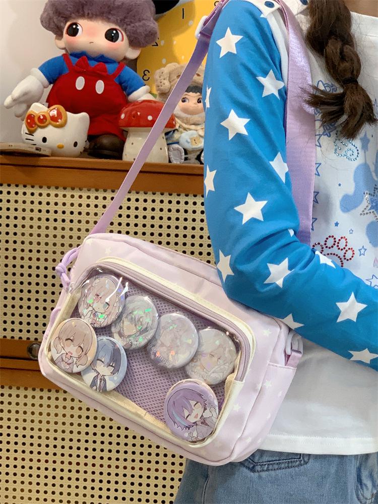 Sac Ita Couleur Bonbon: Sac bandoulière et sac à bandoulière Comic-Con japonais pour étudiants