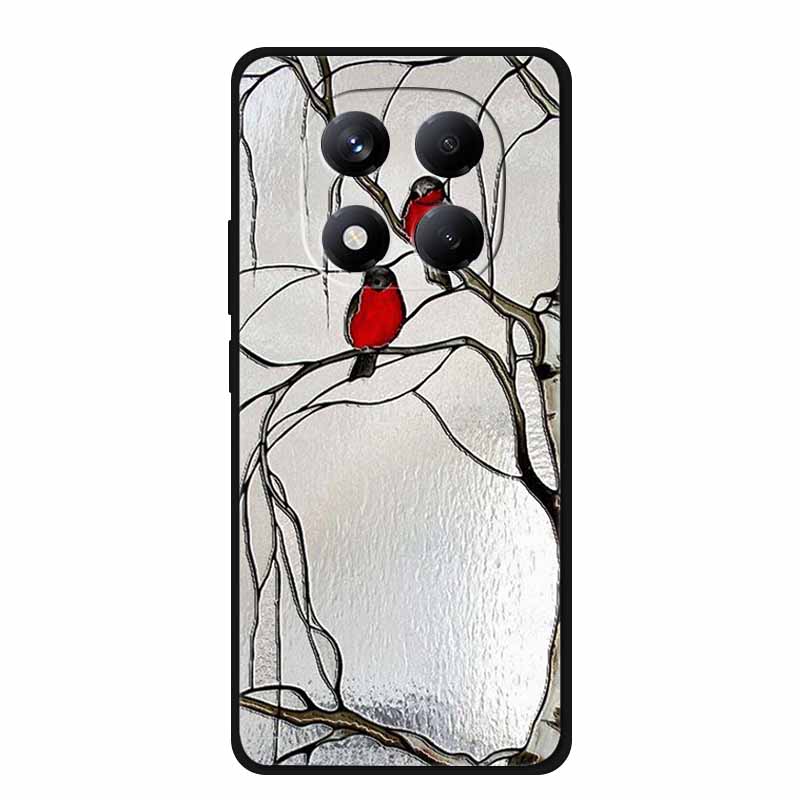 3D Flowers Emboss Fundas For Redmi Note 15 5G (China) Case Soft Silicone Phone Cases For Note 15 5G For China Covers Shell Coque