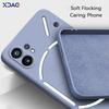 Funda para Teléfono Móvil para Nothing Phone 1 NothingPhone1 5G 360 Suave Lujo Cuadrada Silicona Líquida Cubierta Trasera Bolsa Impermeable