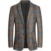 Jachetă de afaceri pentru bărbați, de vârstă mijlocie, de primăvară și de toamnă, casual, Slim-fit, la modă, pentru bărbați