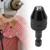 0.33.6mm Keyless Drill Chuck 14" Hex Shank Quick Change Adapter Converter