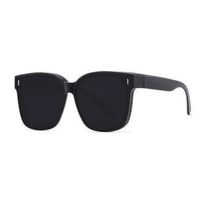 Driving Riding Shades UV  Fit Over Sunglasses Polarized Sunglasses Square Frame Wrap Around Fit Over Sunglasses