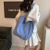 New Style Nyl Casual Large Bag Commuter Handheld & Single-Shoulder Cloth Bag for Women, Retro-Style Large-Capacity Tote Bag