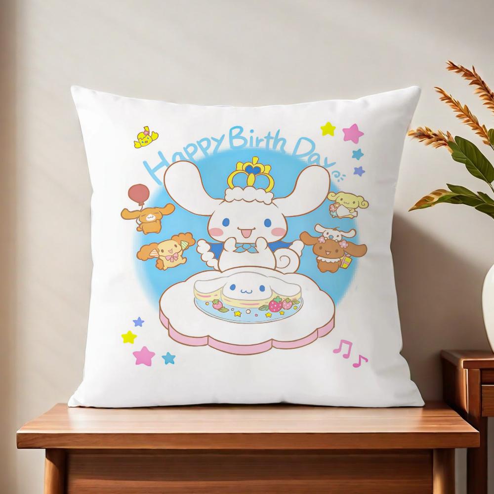 C-Cinnamoroll-L Cartoon Cushion Cover For Pillow Printing Sofa Decoration Home Car Room Coffee Shop Office Nordic Simplicity