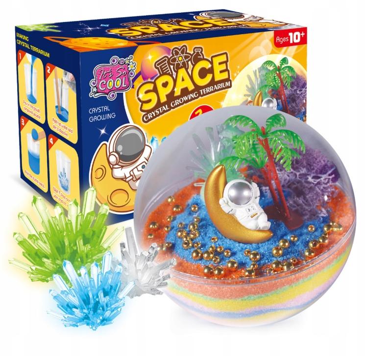 LED Crystal Growing Creative DIY Astronaut Aquarium Educational Kit