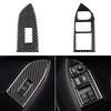 For Subaru BRZ  Toyota GT86 2012-2020 Real Soft Carbon Fiber LHD RHD Sticker Interior Trim Car Window Switch Button Frame Cover