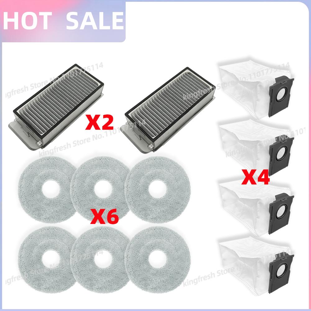 Passt für (Dreame X50 Ultra /X50 Master/L50 Pro Ultra/L40S Pro Ultra/L40s Ultra / MOVA V50 Ultra) Teile Bürste Filter Mopptuch Beutel