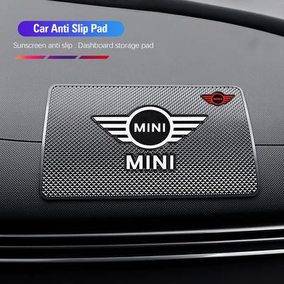 Car Dashboard Non-slip Mat Phone Key Storage Pad Car Accessories For MINI Cooper R56 F56 R50 JCW Cabrio Aceman Countryman WORKS