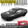 1:18 Dodge Challenger Srt Hellcat Coche Musculoso Americano Moderno Modelo de Coche de Fundición a Presión de Aleación Sonido y Luz Coleccionables Regalos de Cumpleaños