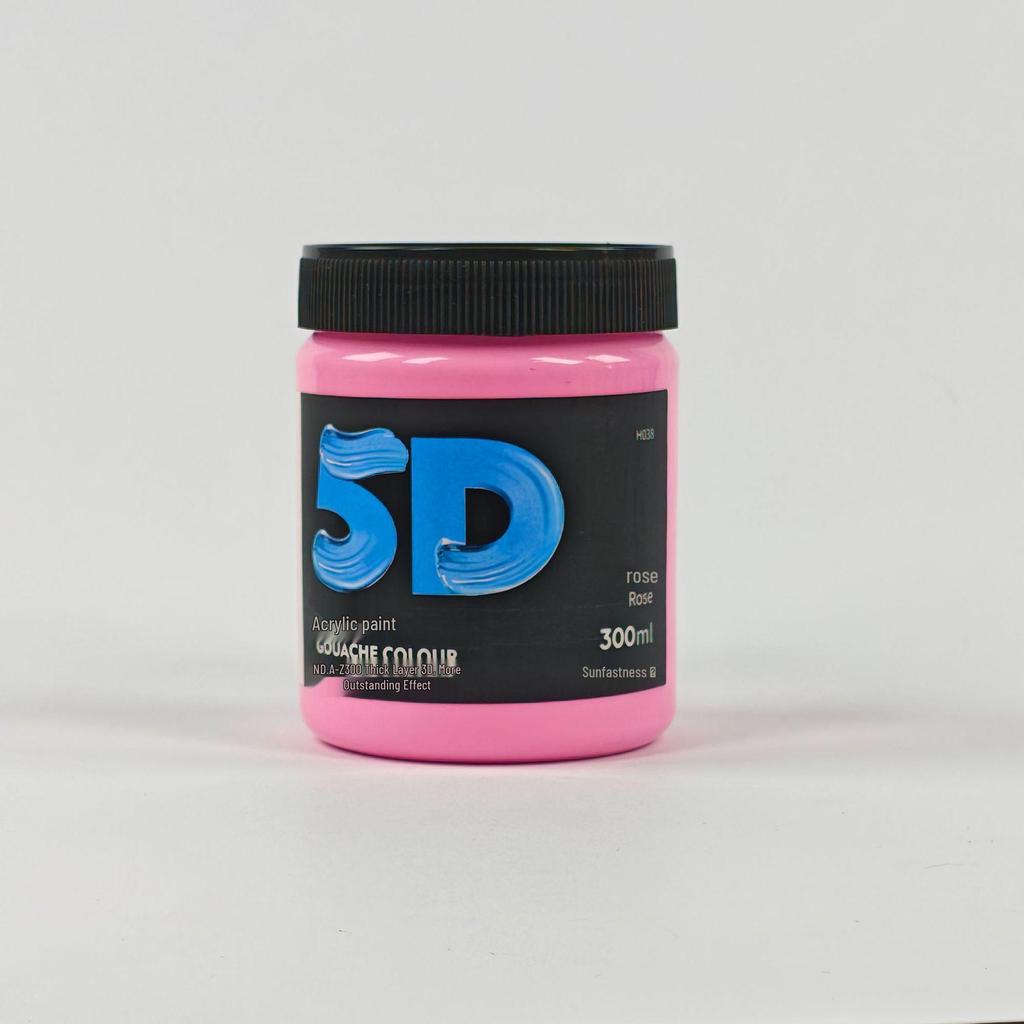 Lata de Pintura Acrílica de 300 ml: Impermeable, Ideal para Estudiantes de Arte, Proyectos de Bricolaje y Arte Pintado a Mano por Niños