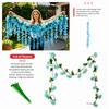 Hanging Design Artificial Wisteria Flower Vine Cherry Flower Faux Flower Vine  Wedding Decoration