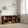 Bedside Cabinet Set 2 pcs Reclaimed Wood Look 66 x 33 x 48 cm Engineered Wood