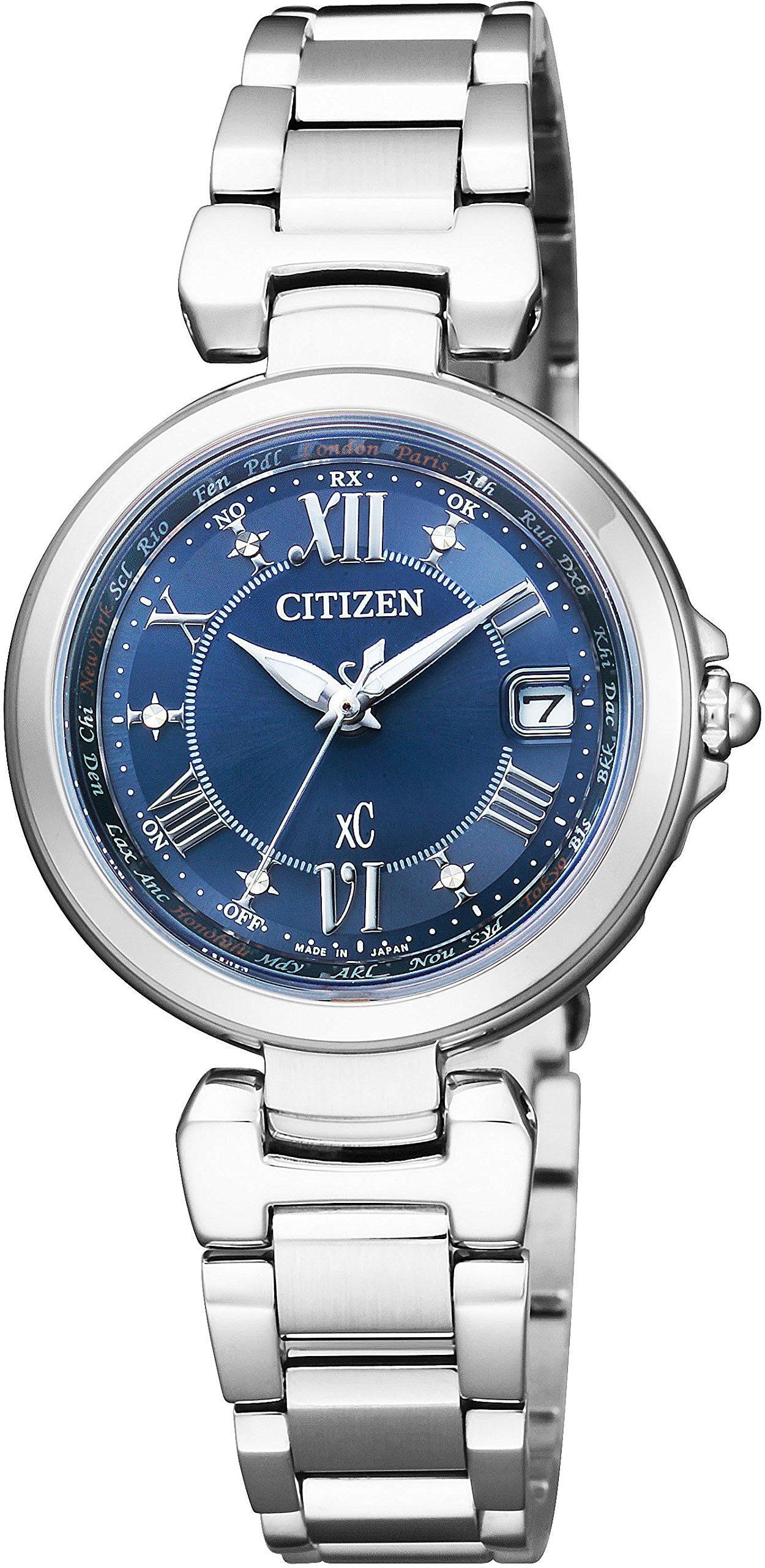 

[CITIZEN] Cross Sea xC Eco Drive Radio Watch (Срібні щоденні водонепроникні жіночі) EC1030-50L Basic Collection Citizen Radio Solar