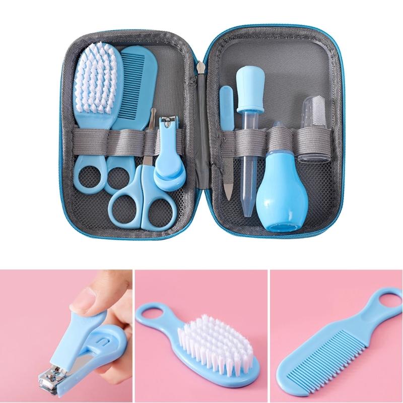 Convenient Baby Care Kit Must Have Accessories Infant Toddlers Head Brush Hair Comb for Gentle Cleaning and Trimming