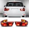 LCI   LED Tail Lights Rear Brake Turn Signal Running Reverse Fog Lamp Fit for X5 E70 X5M 2007 to 2013