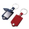 PU Leather Photo Frame Metal Metal Key Chains Fashion Photo Keyring  Gift