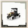 1062PCS Pimp Up Model Vintage Car MOC Building Blocks Custom Puzzle DIY Assembly Educational Collection Birthday Holiday