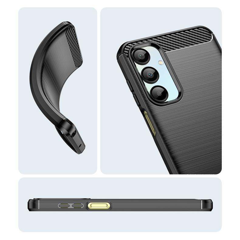For Samsung Galaxy A16 5G Deksel Samsung Galaxy A16 5G Beskyttelse Støtsikker Børstet TPU Telefon Bakdeksel For Samsung Galaxy A16 5G