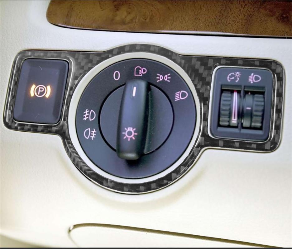 Carbon Fiber Interior Trim Sticker for Volkswagen Passat 2006-2011 - Scratch Resistant Car Styling Decoration & Protection Acces