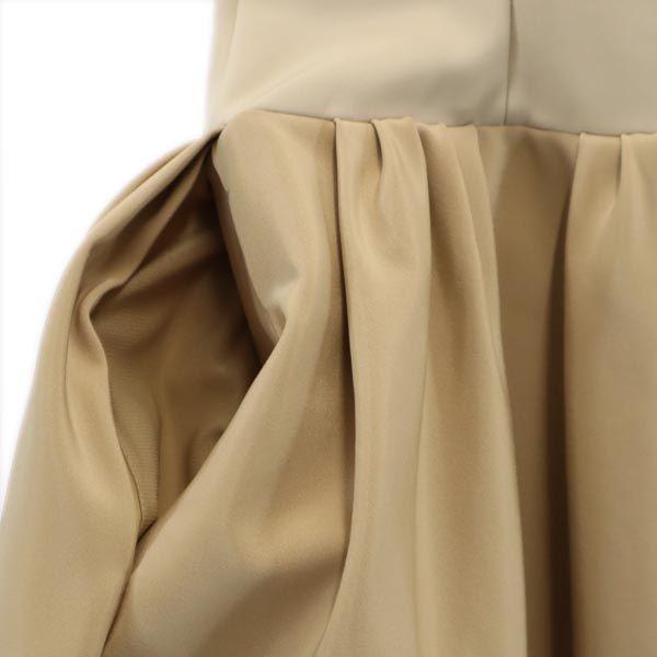 DAISY LIN for FOXEY made in Japan No sleeve one piece 38 beige belt Women Used