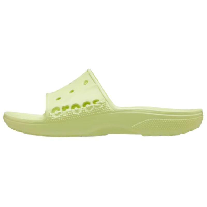 Crocs Baya 2 Lightweight Commuting Outdoor Casual Comfort EVA Anti-Abrasion Slippers Unisex Green