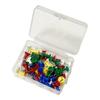 50 Pcs Thumb Tacks Push Pins Decorative Pushpins Colorful Poster Pins Message Board Tacks for Notice Board Photos