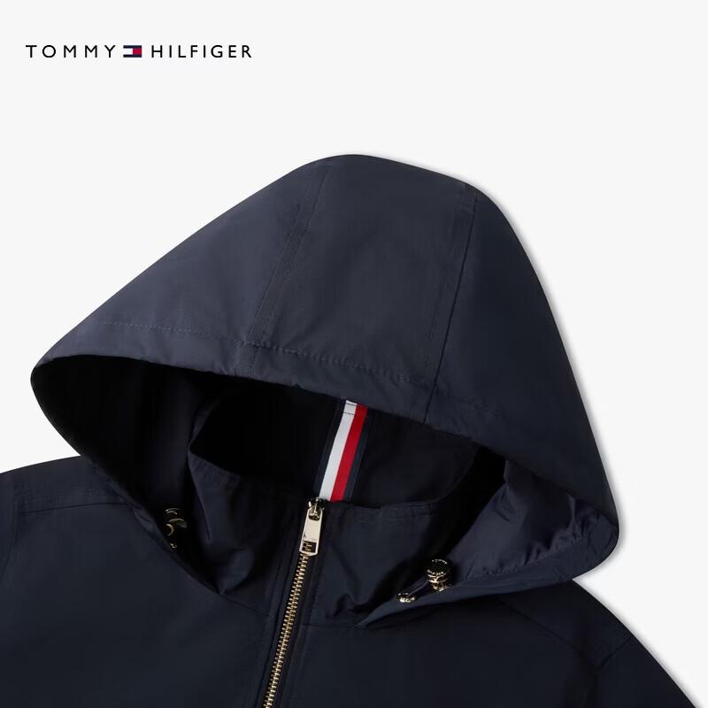 Tommy Hilfiger Women's Waterproof Hooded Windbreaker Jacket