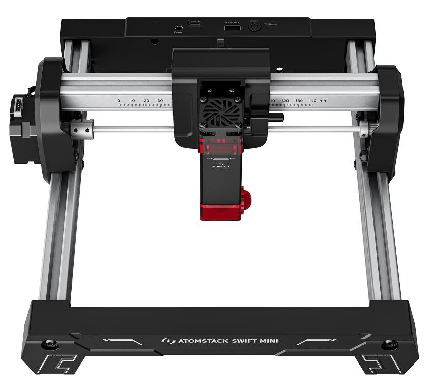 Macchina Portatile Mini per Incisione Laser Atomstack Swift Mini 3W per Legno Pelle Carta