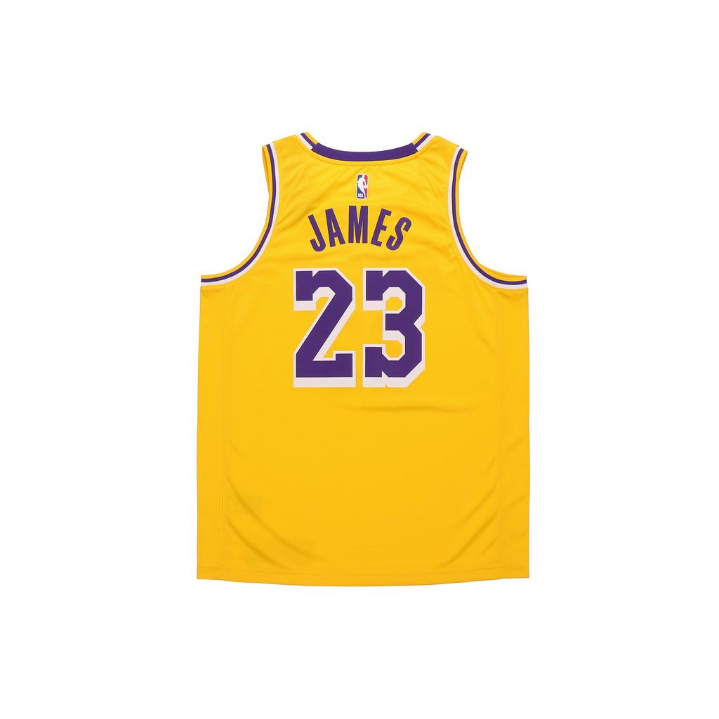 Nike LeBron James Icon Edition Swingman Los Angeles Lakers Yellow Men's AA7099-741
