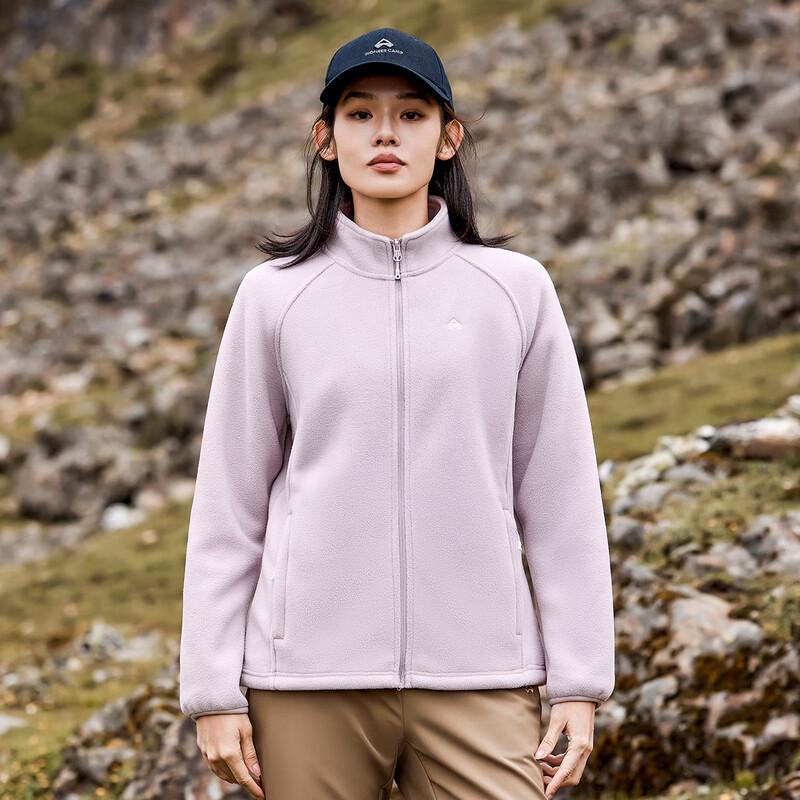 Women's 400g Thickened Stand-Up Collar Fleece Jacket