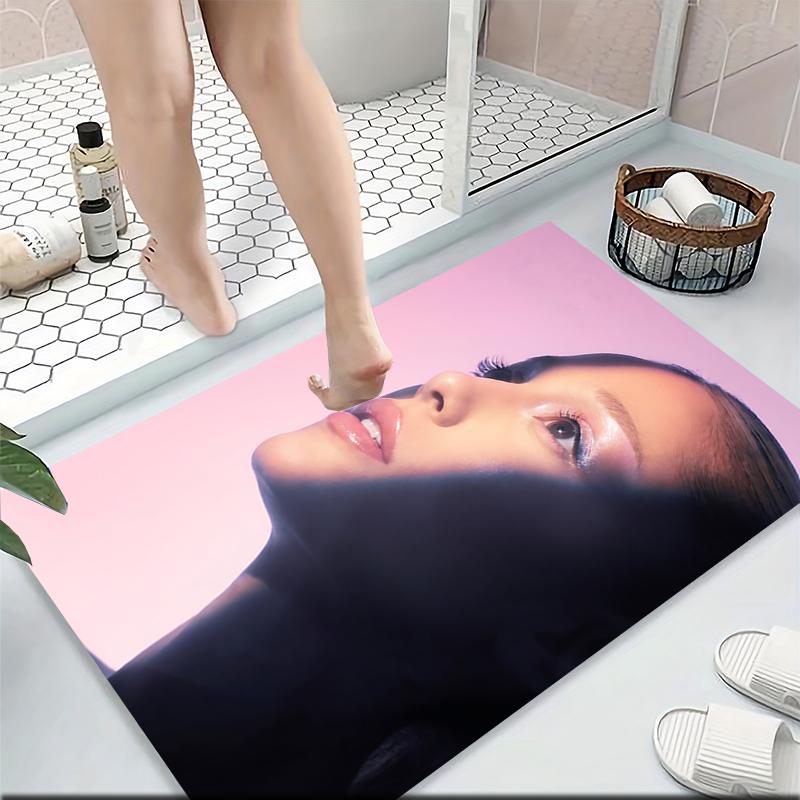 Elegant Shadow Portrait Carpet Rug Soft Washable Antislip Home Living Room Sofa Mats Personalized Christmas Rug