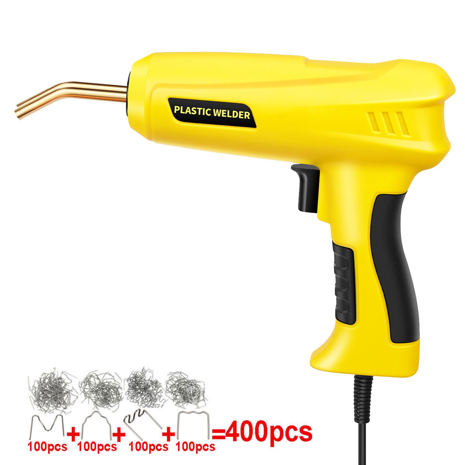 

Upgraded 200W Plastic Welder Plastic Welding Kit, Hot Stapler KitPlastic Welder Gun Bumper Soldering Iron Staples PVC Car Repair 220V