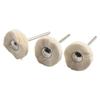 Cloth Polishing Buffing Pad Cotton Wheel+metal Handle Rotary Tool