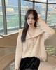 2024 French Doll Chic Knit Cardigan Sweater - Gentle Autumn/Winter Loose Fit