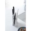 Yamazaki Jitsugyo Knife & Cutting Board Stand Plate White 2436