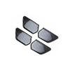 For Hyundai Sonata 2015- Carbon Fiber Real Inner Door Bowl Sticker Trim 4PCS