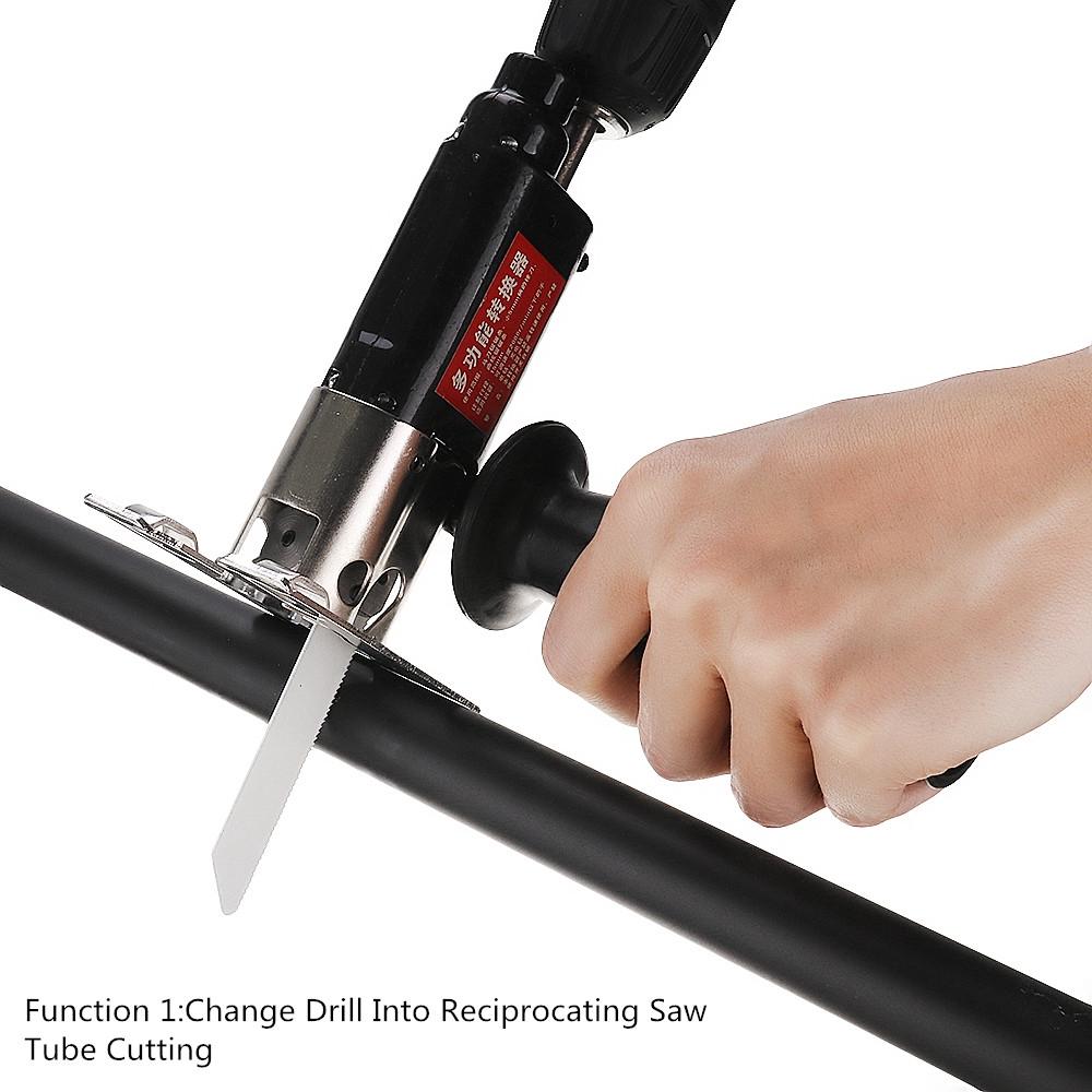 Electric Multifunction  Reciprocating Saw Attachment Change Into Reciprocating Saw Jig Metal File for Wood Metal Cutting New