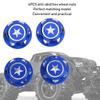 4PCS Aluminium Alloy Metal 17mm Hex Wheel Mount Nuts Set Fit for X MAXX Summit Traxxas RC
