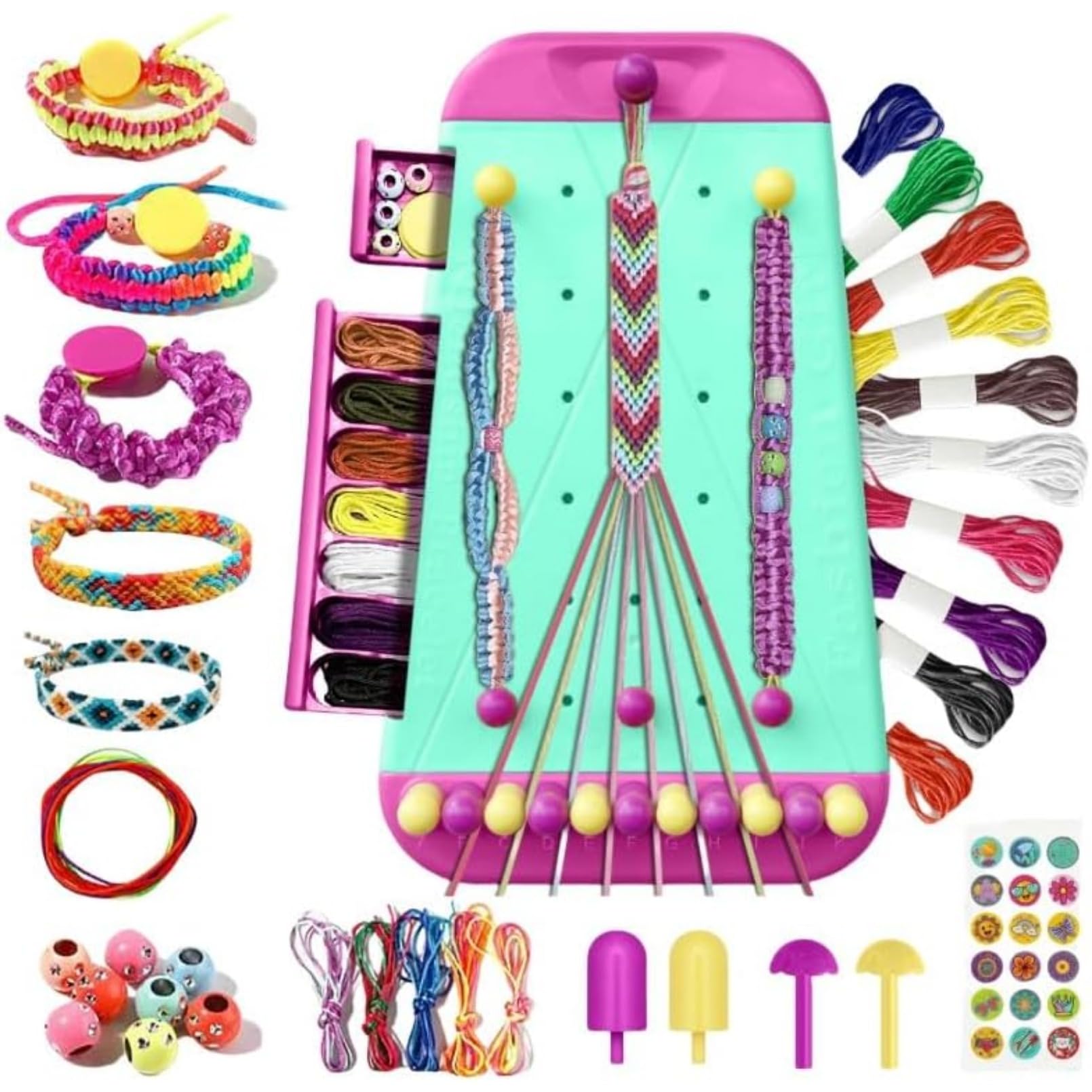 

otoye Набор для рукоделия для самостоятельного изготовления Для безопасного возраста начальной школы 6 лет и День рождения Рождество Поставляется с поделкой Развивает Образовательная Игрушка для девочек Девочки, зелёный